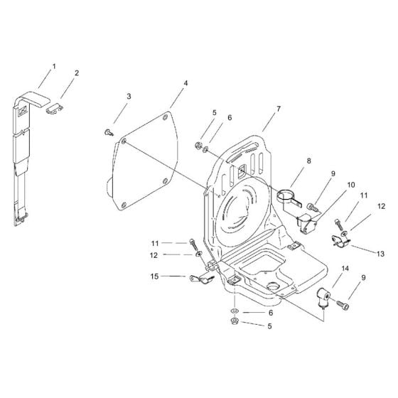 Harness (SR/NR 36001700 and Before) for ECHO PB-755 Backpack Blower