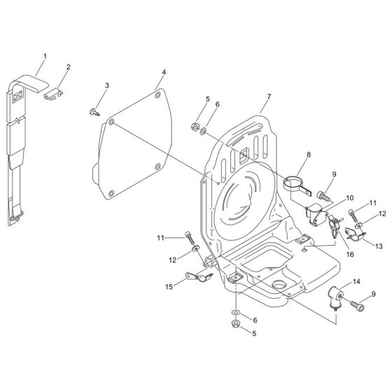 Harness (SR/NR 36001701 and After) for ECHO PB-755 Backpack Blower