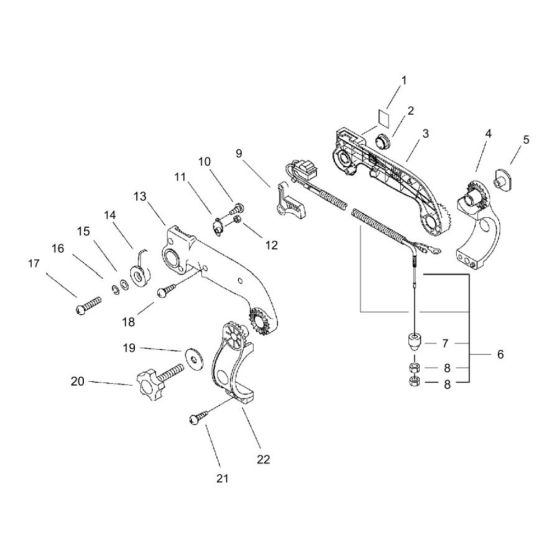 Throttle (SR/NR 36002361 and Before) for ECHO PB-755 Backpack Blower