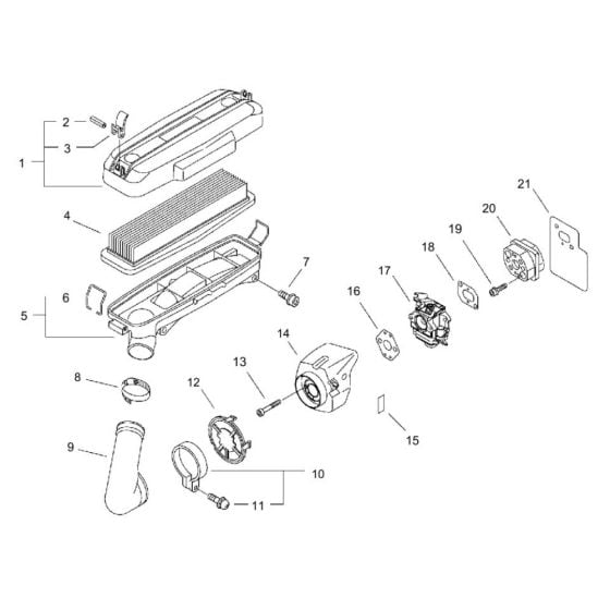 Air Cleaner (SR/NR 36001700 and Before) for ECHO PB-755 Backpack Blower