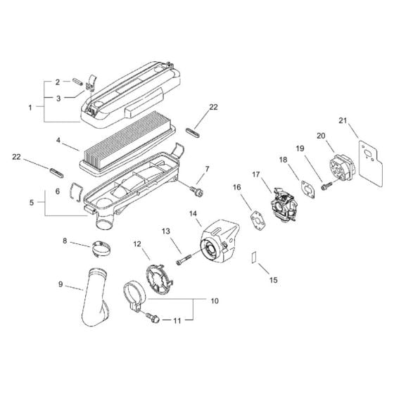 Air Cleaner (SR/NR 36001701 and After) for ECHO PB-755 Backpack Blower