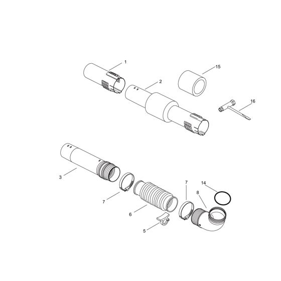 Pipe for ECHO PB-760LN Backpack Blower