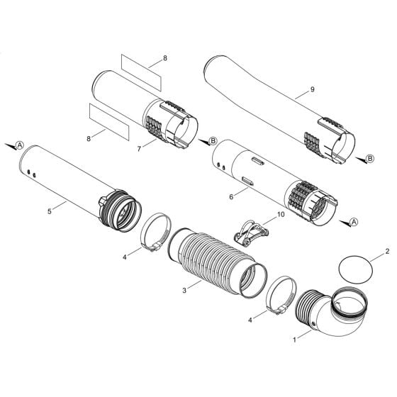 Pipe for ECHO PB-770 Backpack Blower