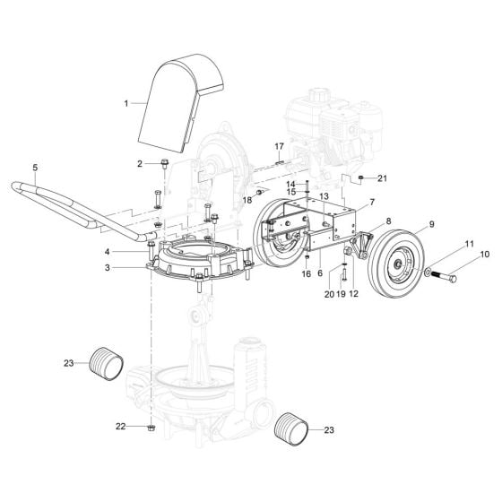 Pump Assembly for Wacker PDI2A Pump