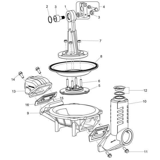 Housing Assembly for Wacker PDI2A Pump