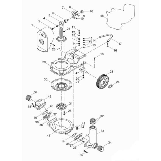 Pump Assembly for Wacker PDI3 Pump