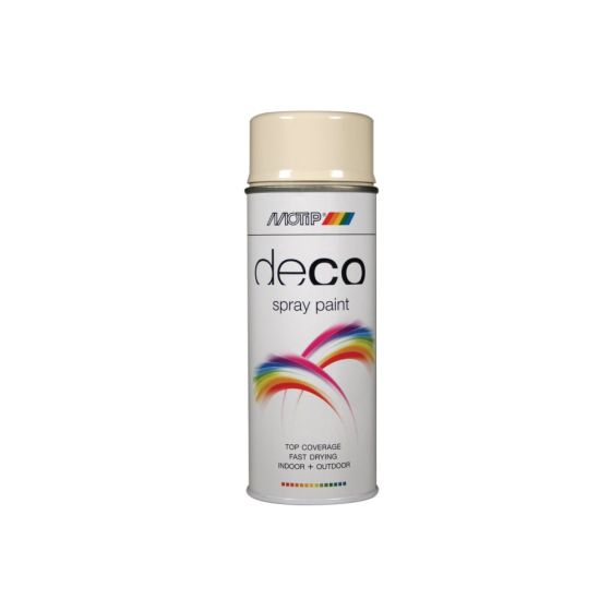 Deco Spray Paint High Gloss RAL 1013 Oyster White 400ml