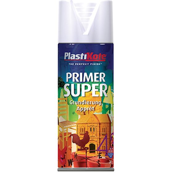 Super Grey Primer Spray 400ml by Plasti-kote - 440.0011148.076