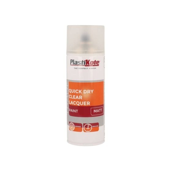 Trade Quick Dry Clear Lacquer Spray 400ml, Various Finishes Available