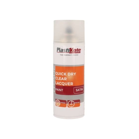 Trade Quick Dry Clear Lacquer Spray Satin 400ml