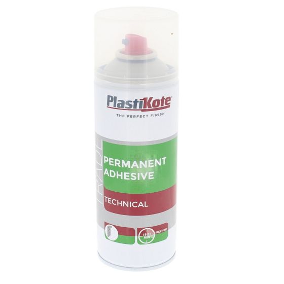 PlastiKote Trade Permanent Spray Adhesive 400ml