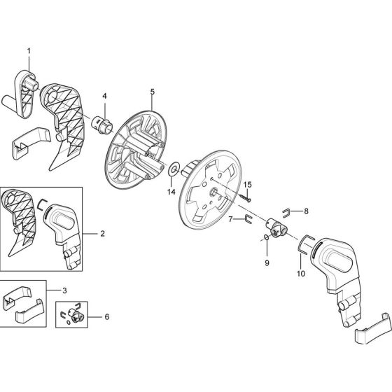 Hose Reel Assembly for Nilfisk POSEIDON 1-20X Pressure Washer