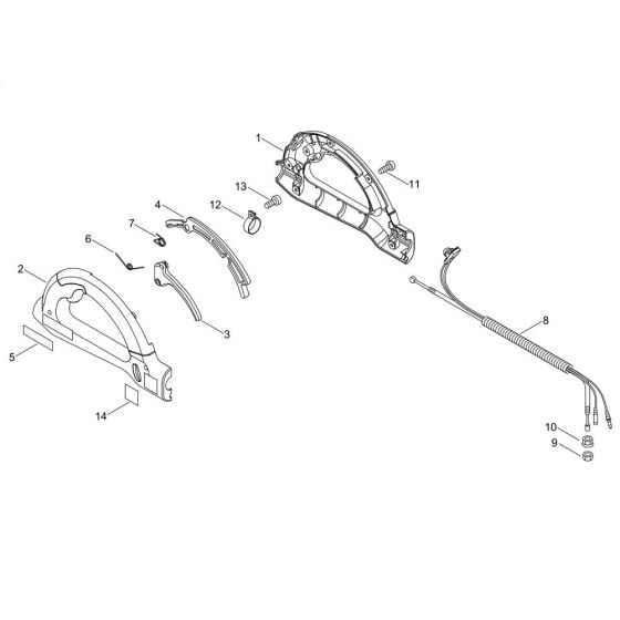 Throttle for ECHO PPT-265ES Pole Pruner