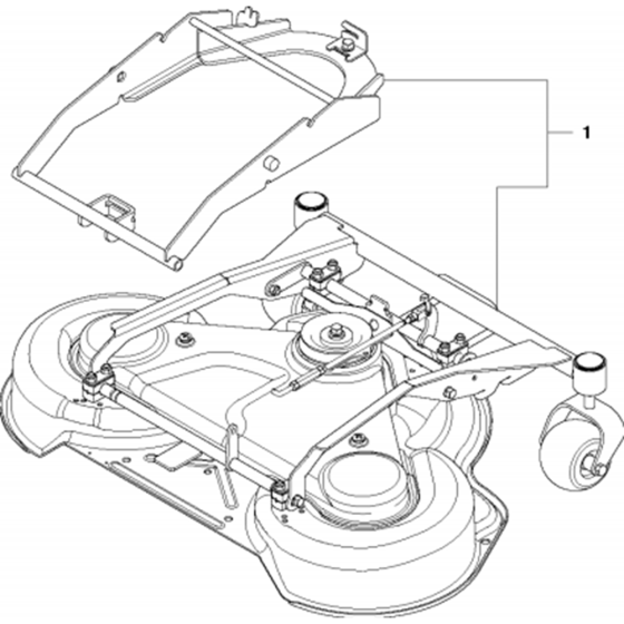 94cm Cutting Deck Assembly-1 for Husqvarna PR17 Riders