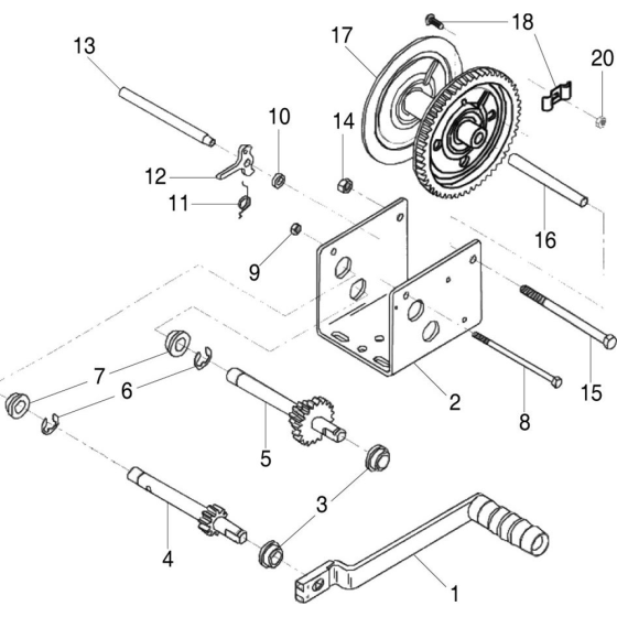 Winch Assembly for Belle Pro Screed