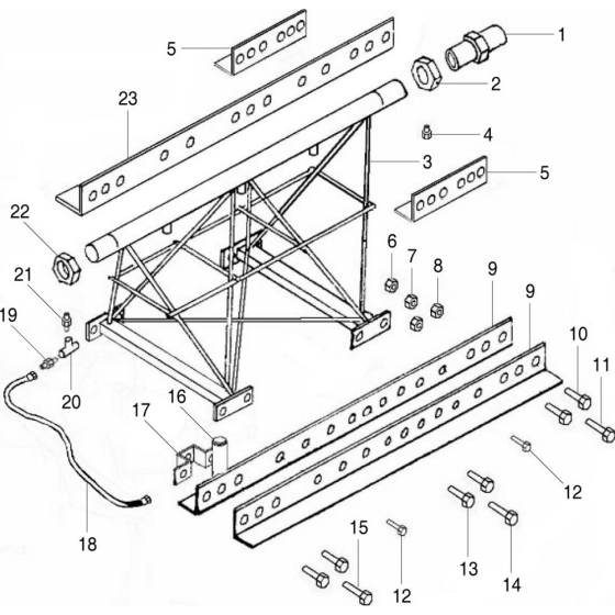 Pneumatic Sections - 7.6ft Assembly for Belle Pro Screed