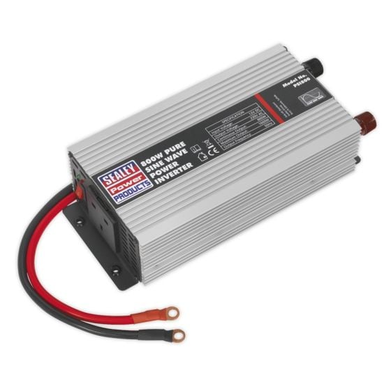 Power Inverter Pure Sine Wave 800W 12V DC - 230V 50Hz Sealey Part No. PSI800