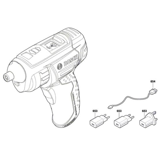 Cordless Screw Driver Assembly for Bosch PSR Select