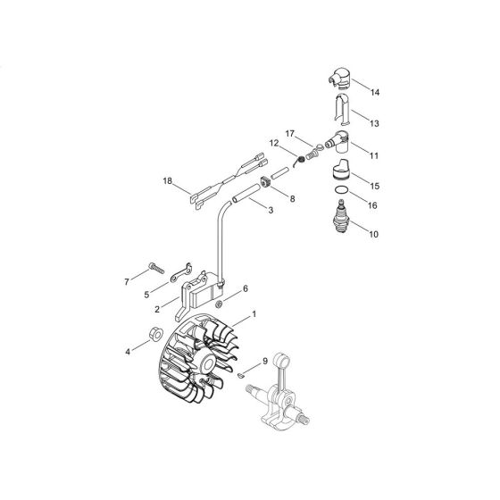 Magneto for Shindaiwa PT262S Pole Pruner