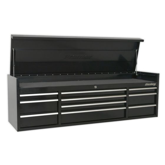 Topchest 10 Drawer 1830mm Heavy-Duty Black Sealey Part No. PTB181510