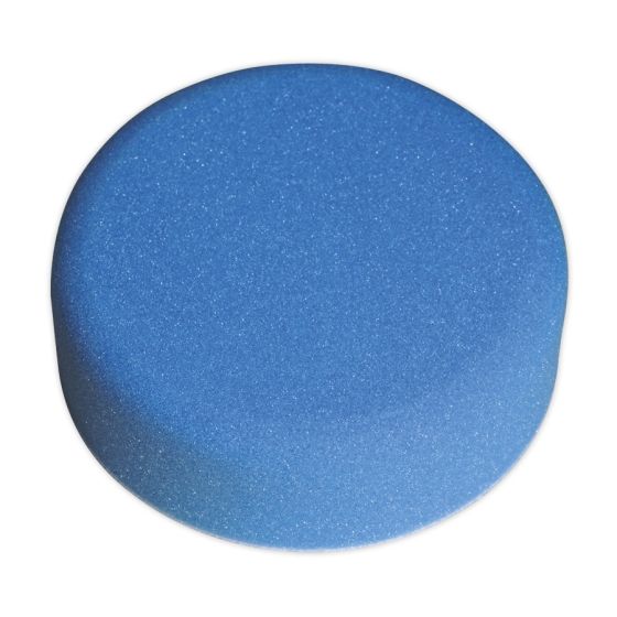 Buffing & Polishing Foam Head Hook & Loop Dia.150 x 50mm Blue/Medium Sealey Part No. PTCCHV150B