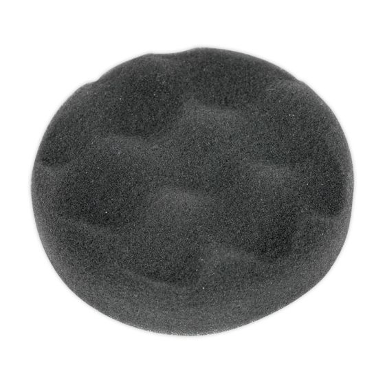 Buffing & Polishing Foam Head Hook & Loop Dia.80 x 25mm Black/Soft Sealey Part No. PTCCHV79P