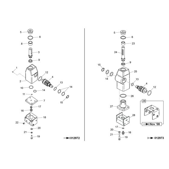 Pump Assembly for Altrad Belle RPC30 Reversible Plate