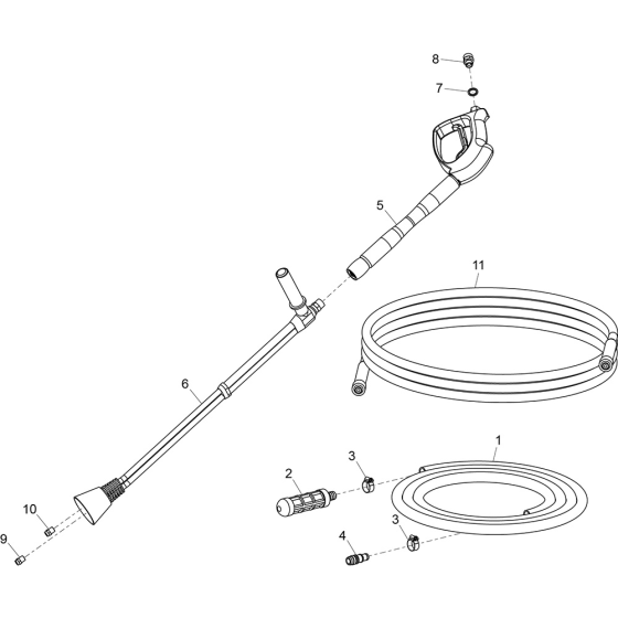 Lance & Hoses for Belle PWX Range Pressure Washers