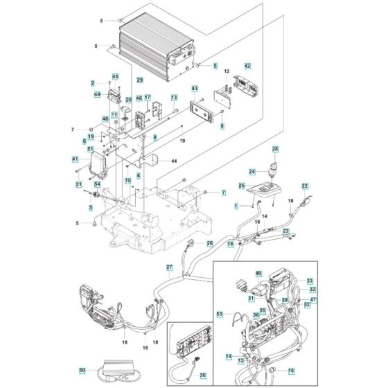 Electrical Assembly for Husqvarna R 112iC Ride-On Mower