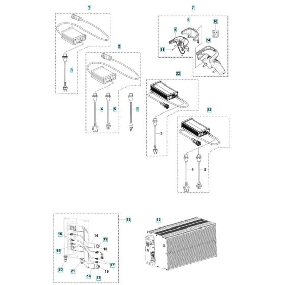 Accessories for Husqvarna R 200iX Ride-On Mower