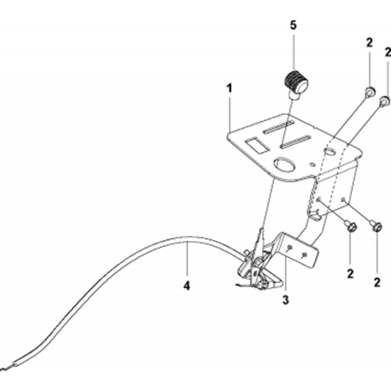 Controls Assembly for Husqvarna R213 C Riders