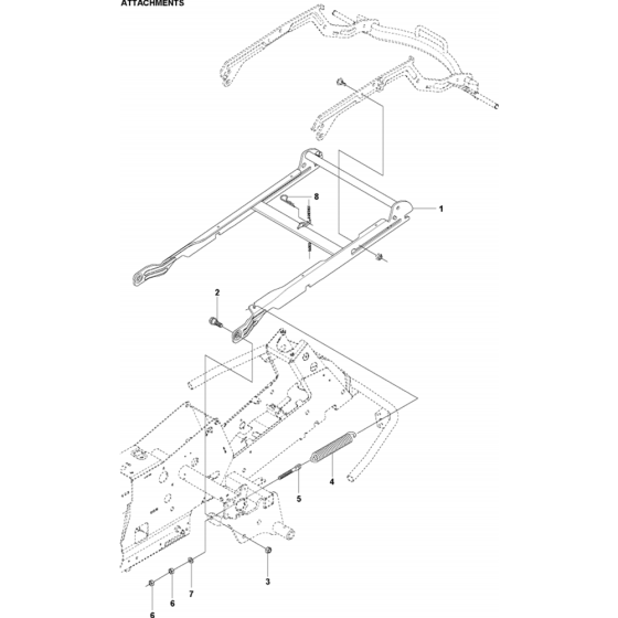 Attachments for Husqvarna R216 Riders