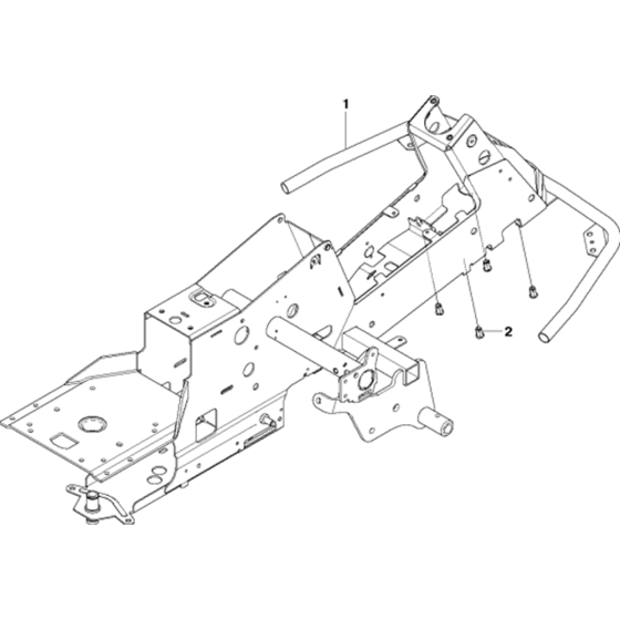 Chassis/Frame Assembly for Husqvarna R316 T Riders