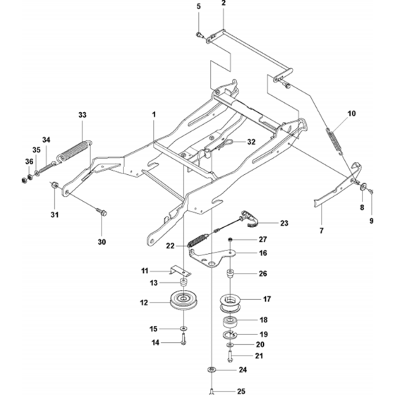 Attachments for Husqvarna R316 TX Riders