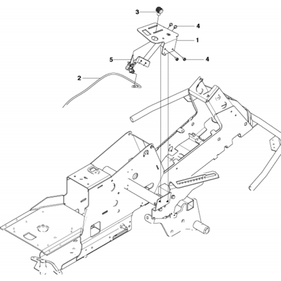 Controls Assembly for Husqvarna R318 Riders