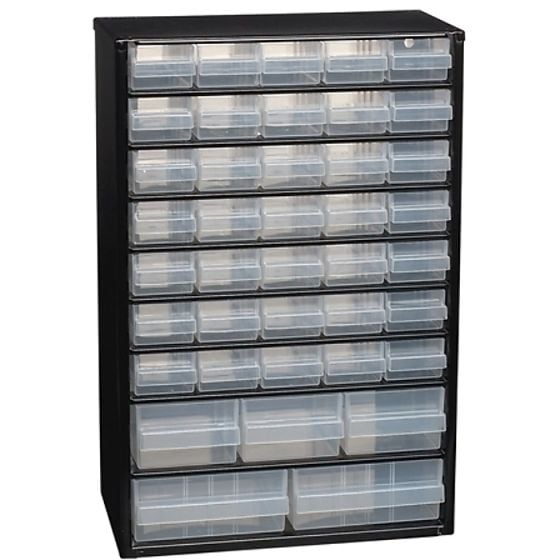 1321-07 Metal Cabinet 40 Drawer by Raaco - 132107