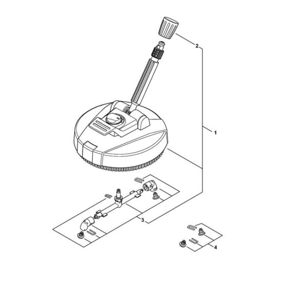 Surface Cleaner RA82 for Stihl RE 119 Pressure Washer