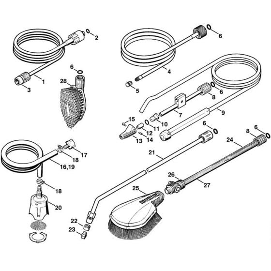 Tools, Extras for Stihl RE 101K Cold Pressure Washer