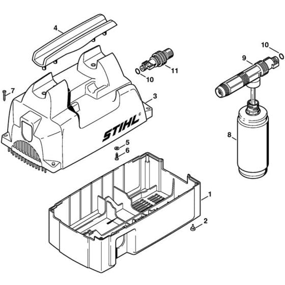 Shroud Assembly for Stihl RE 101K Cold Pressure Washer