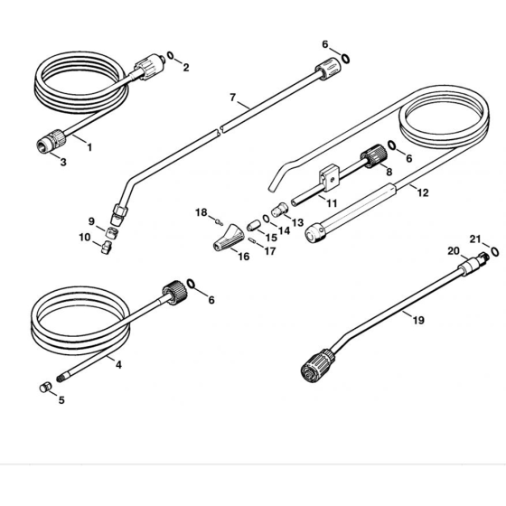 Tools, Extras-1for Stihl RE 105 K Cold Pressure Washers.