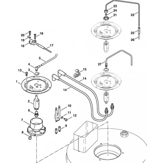 Mixer Assembly for Stihl RE661, RE961 Hot Pressure Washers