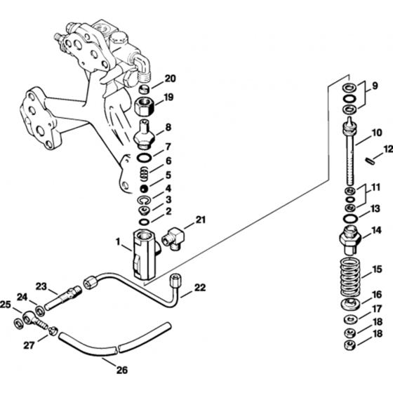 Safety Valve Assembly for Stihl RE830W Hot Pressure Washer