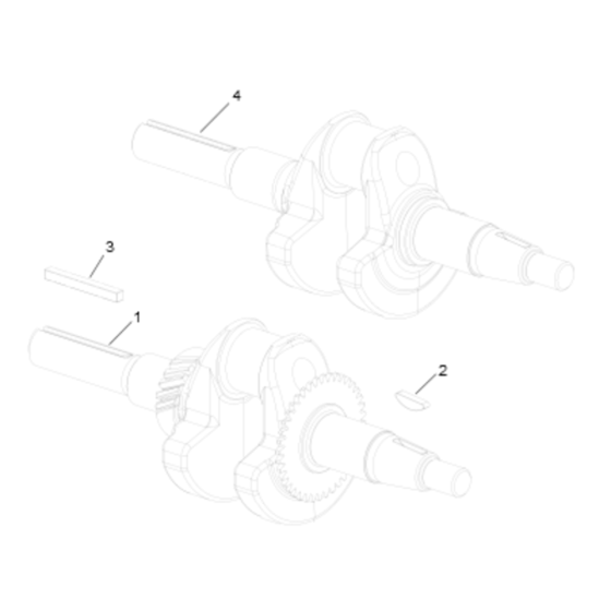 CrankShaft for Kohler RH255 Engines