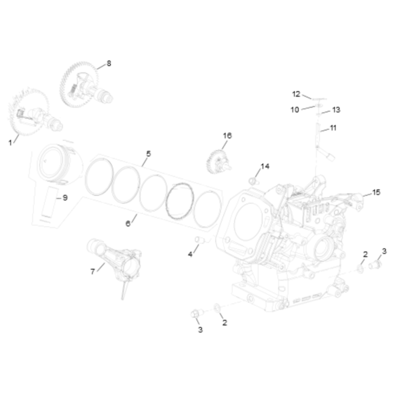 CrankCase for Kohler RH255 Engines