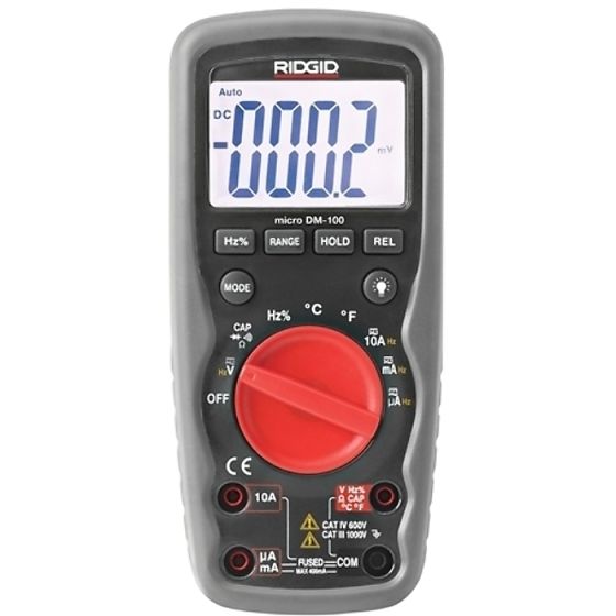 DM-100 Micro Digital Multimeter 37423 by RIDGID - 37423