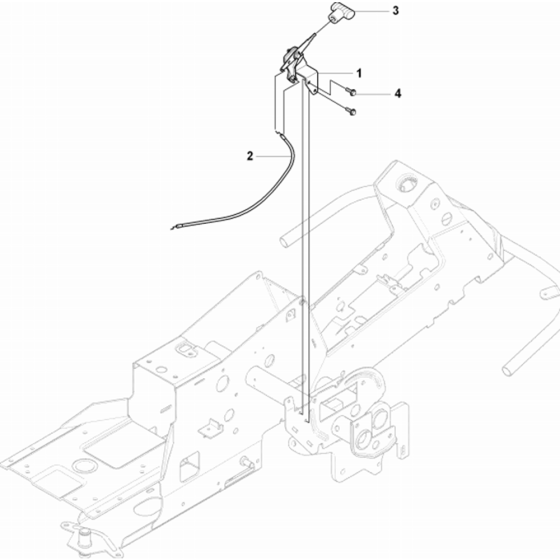 Controls Assembly for Husqvarna Rider 11 R Ride on Mowers