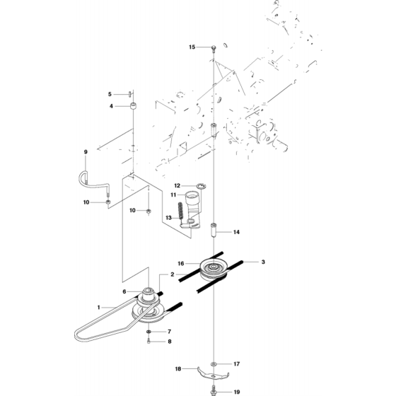 Transmission Assembly for Husqvarna Rider 15 T AWD Ride on Mowers