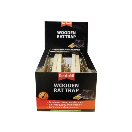 Wooden Rat Trap (Bulk Pack 6)