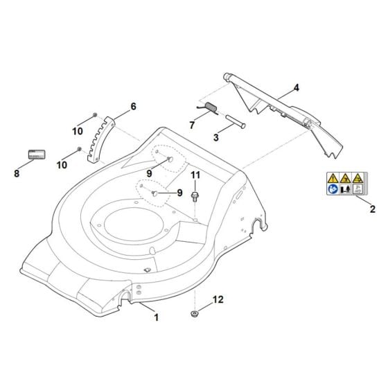 Housing for Stihl RM 248.2 Mower