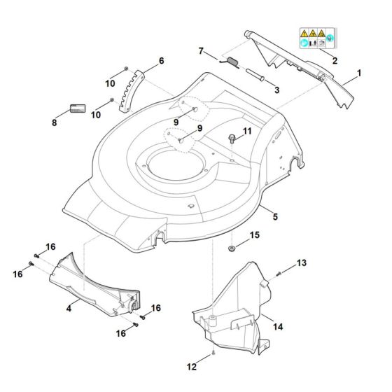 Housing for Stihl RMA 253.0 Cordless Mower